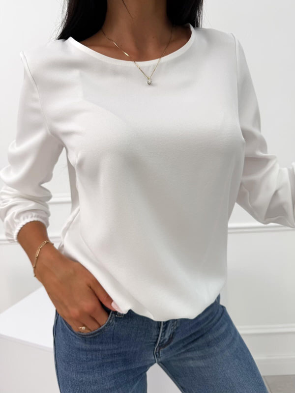 Bluzka Elegancka Satynowa